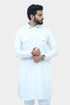 Veshbhoshaa Bluesaanchi Men'S White Pathani Kurta Set